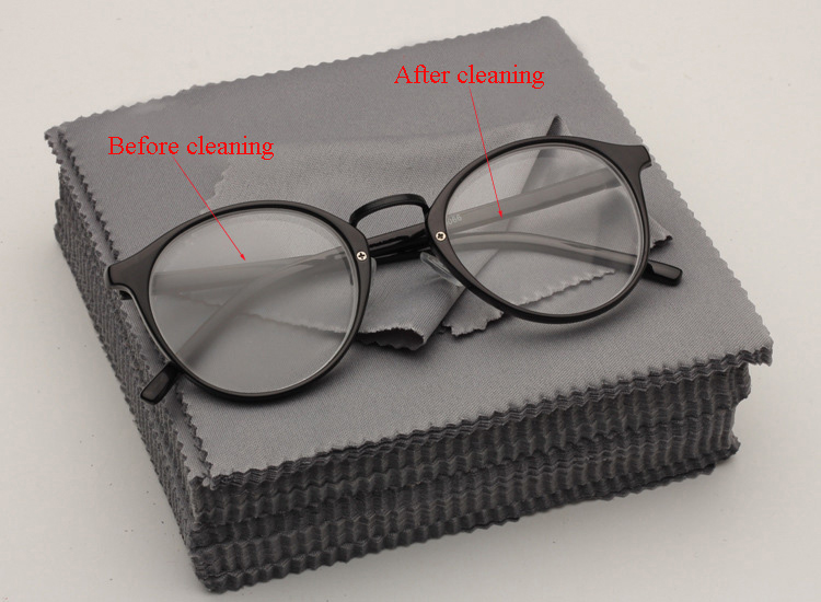 Chiffon de nettoyage pour lunettes en microfibre Chiffon en microfibre pour lunettes de soleil en vrac