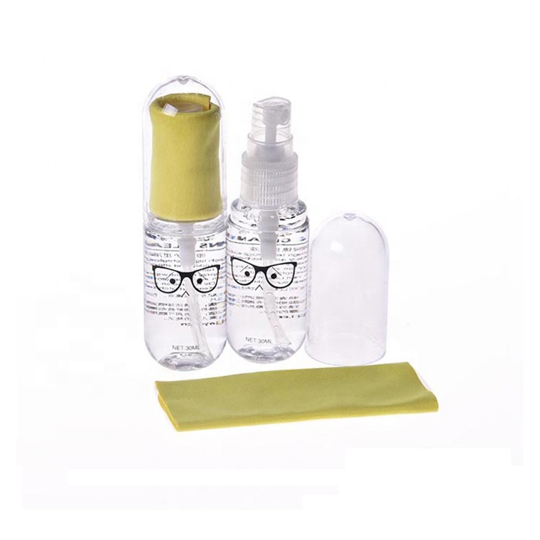 Kit de pulvérisation de nettoyage de lunettes professionnel de 30 ml à personnaliser