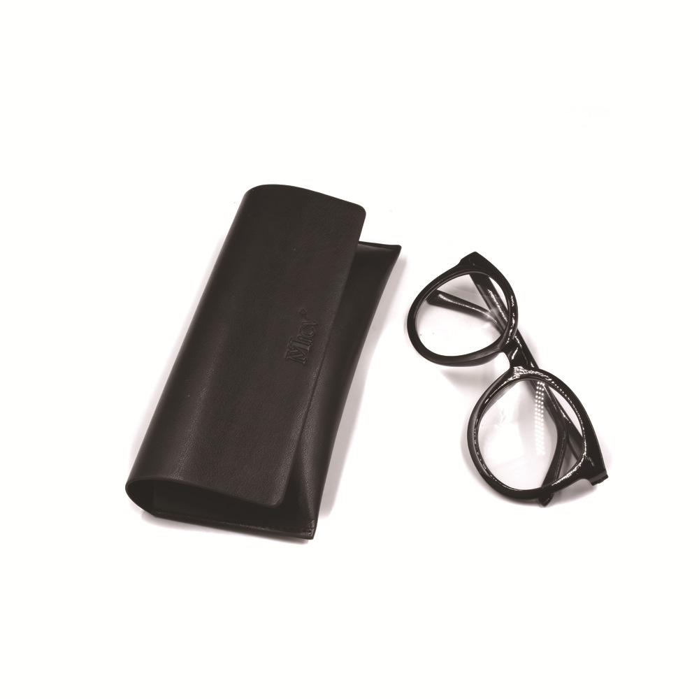 Boîte d'emballage de lunettes de soleil noires à coque dure portable