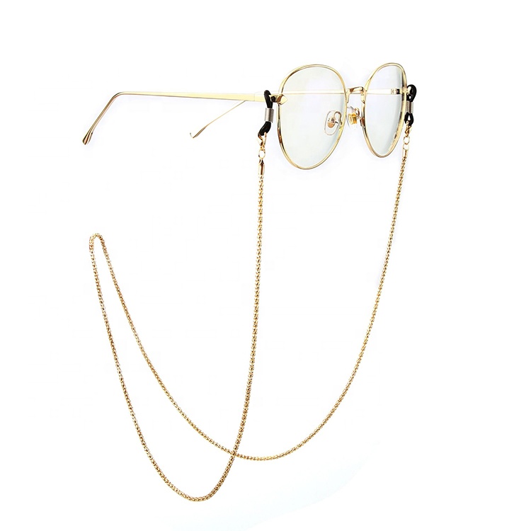Chaîne de lunettes de soleil de mode personnalisée avec chaînes et cordons de lunettes portables en perles